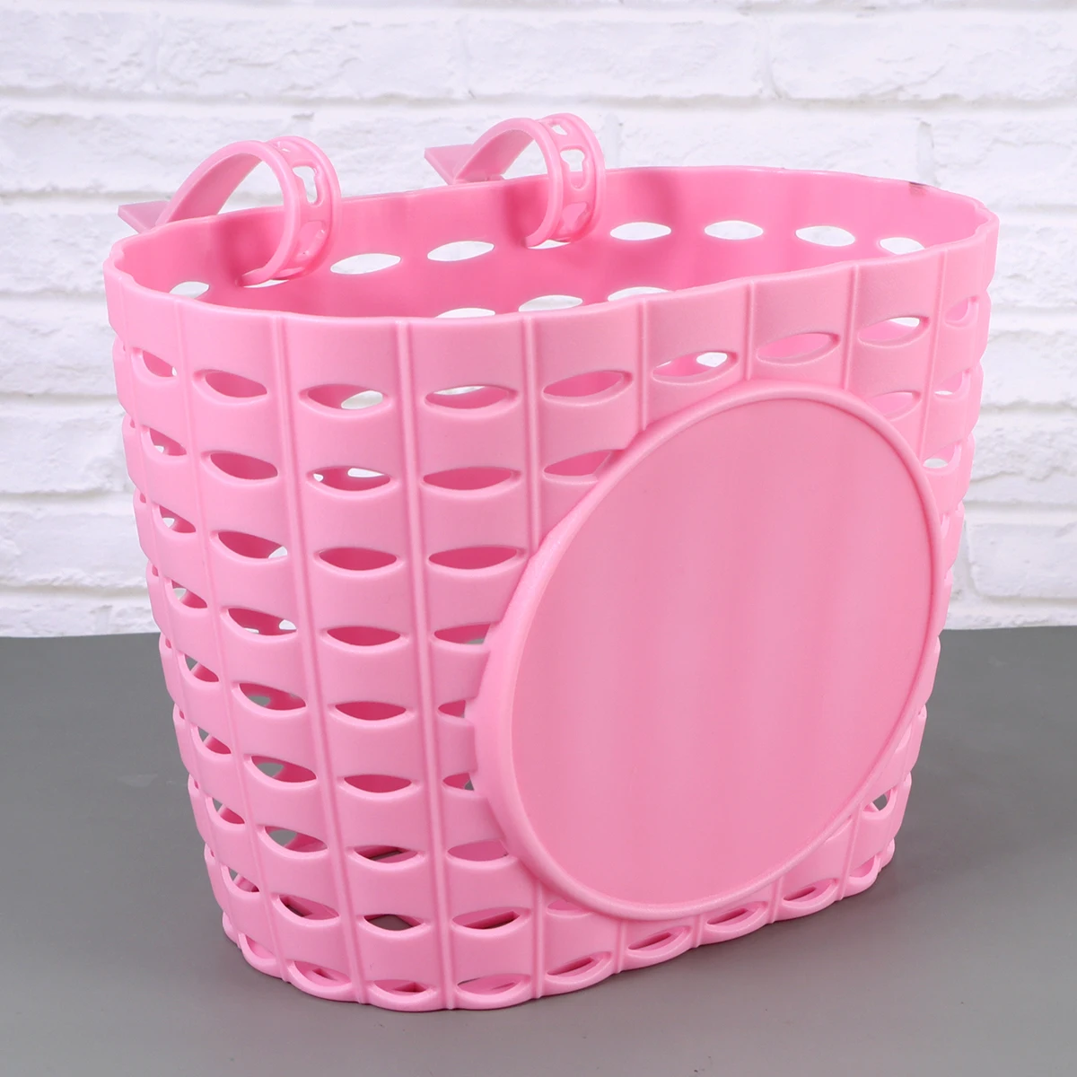 

1pc Bicycle Basket Kids Bikes Storage Durable Plastic Water Resistant Easy Installation Handlebars Accessories