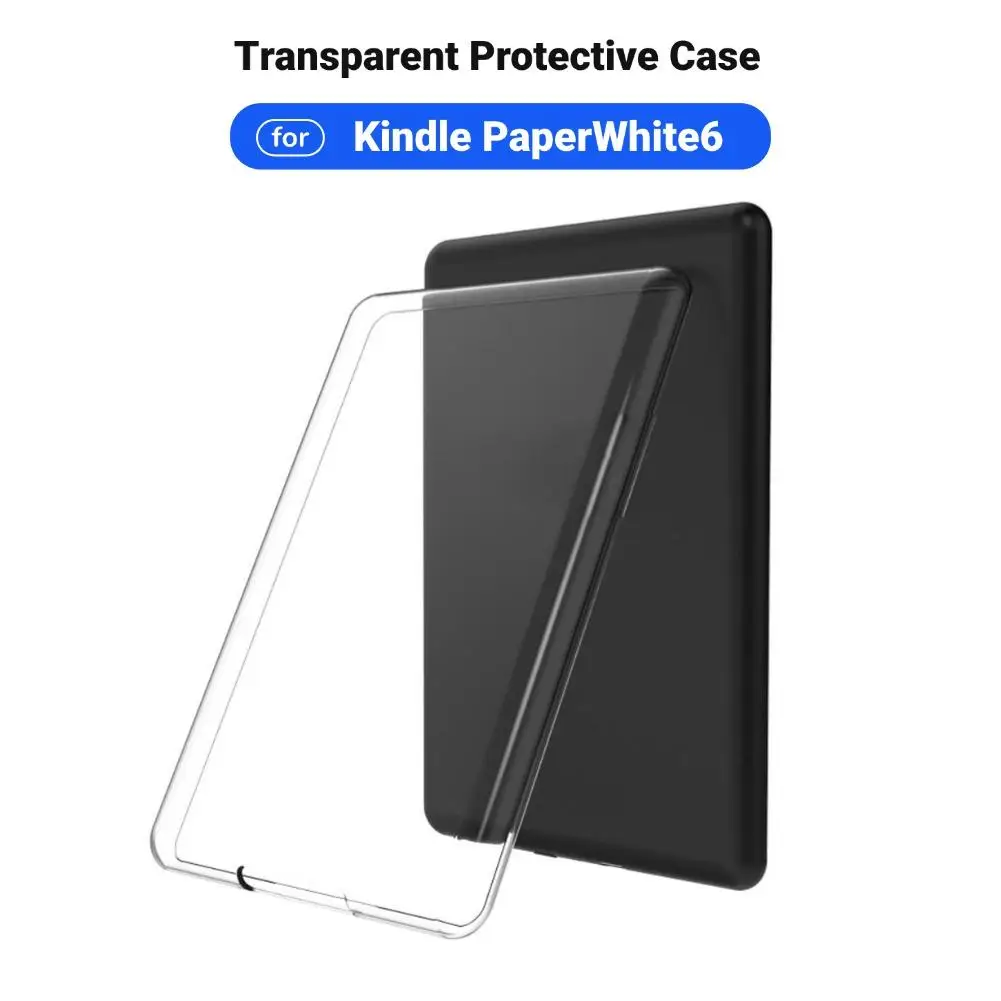 Transparent E-book Reader Case Shockproof Anti Fingerprint For Kindle PaperWhite6 TPU Case For Kindle PaperWhite6 Access