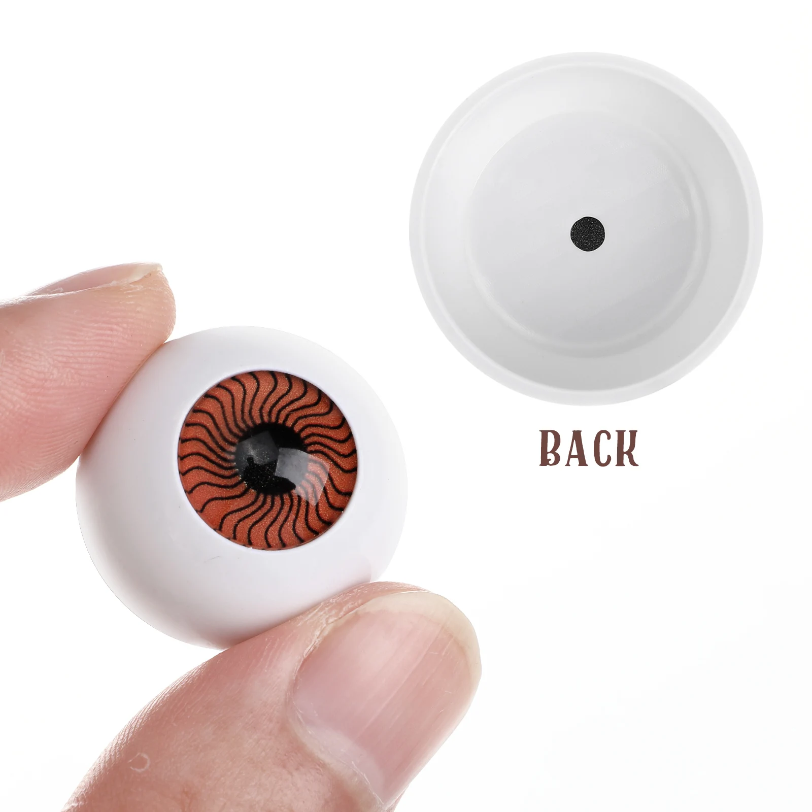 

8 полых реквизитов для глаз, пластиковые глаза, коричневый, синий, 2, зеленый, 2, серый, маска на Хэллоуин, поделки, аксессуары для костюмов ужасов