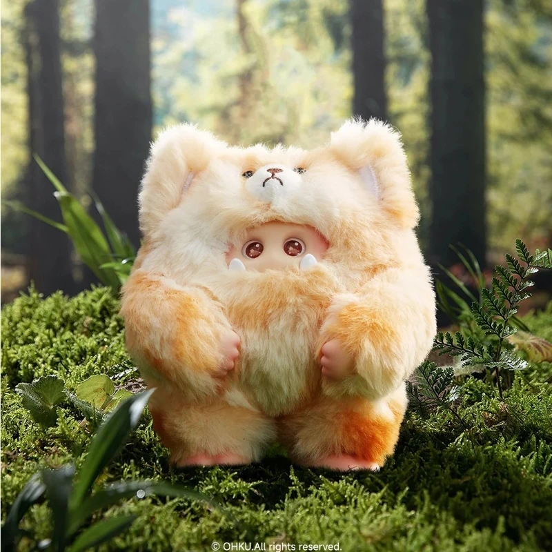 

New Genuine Ohku Furry Forest Fluffy Monster Series Vinyl Blind Box Trendy Bag Pendant Toy Doll Kawaii Mystery Surprise XmasGift