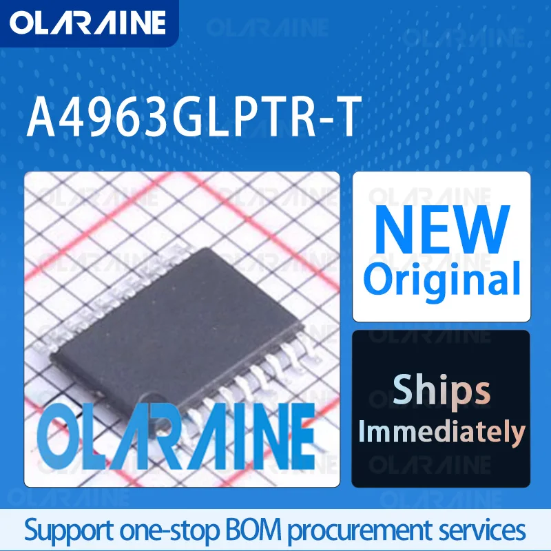 1/5/10Pcs A4963GLPTR-T TSSOP-20 original ic chip Reach/Motion/Ignition Controllers and Drivers RoHS 3 Phase Current 40 mA
