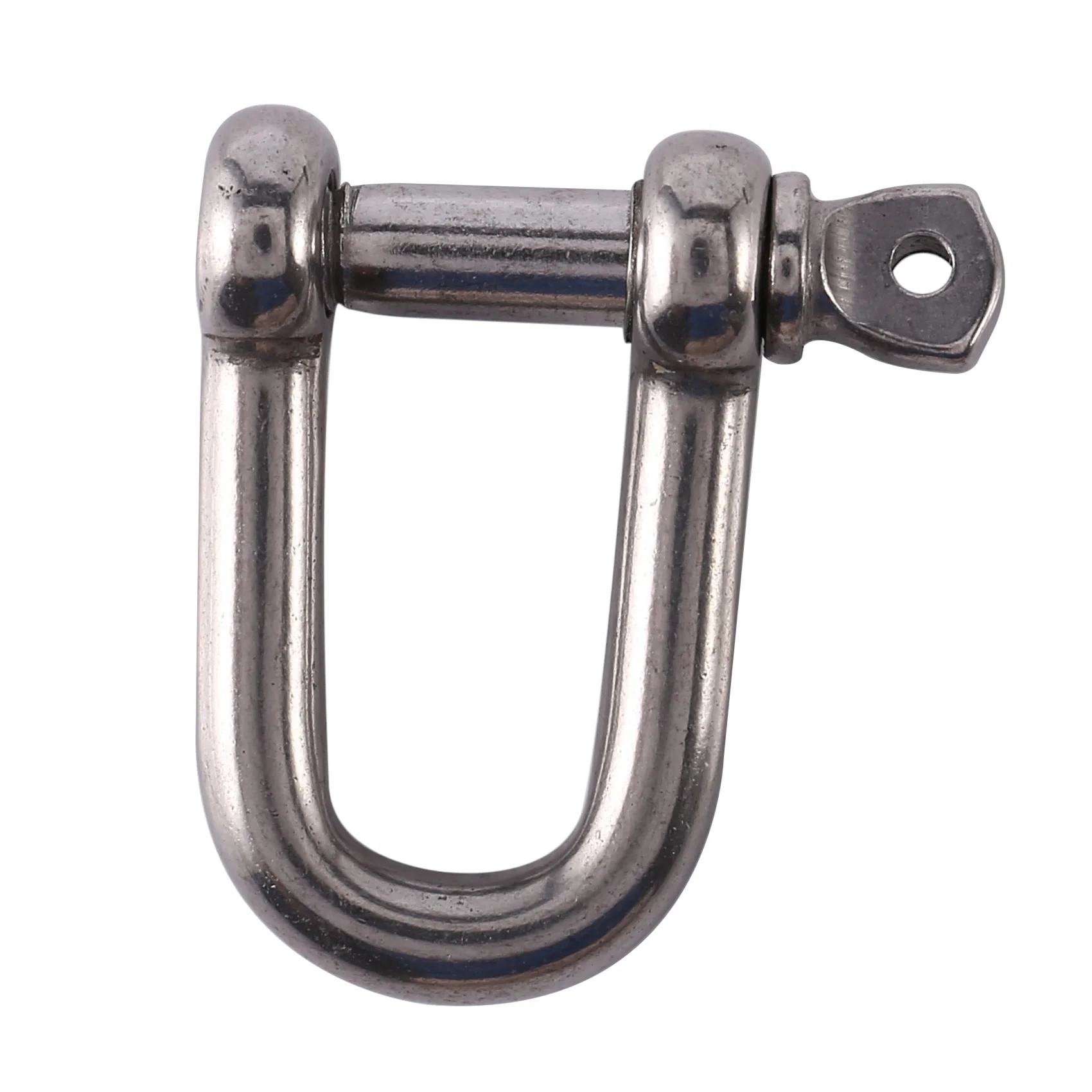 

M6x38mm Straight D-Shackle, Short, Stainless Steel AISI 316