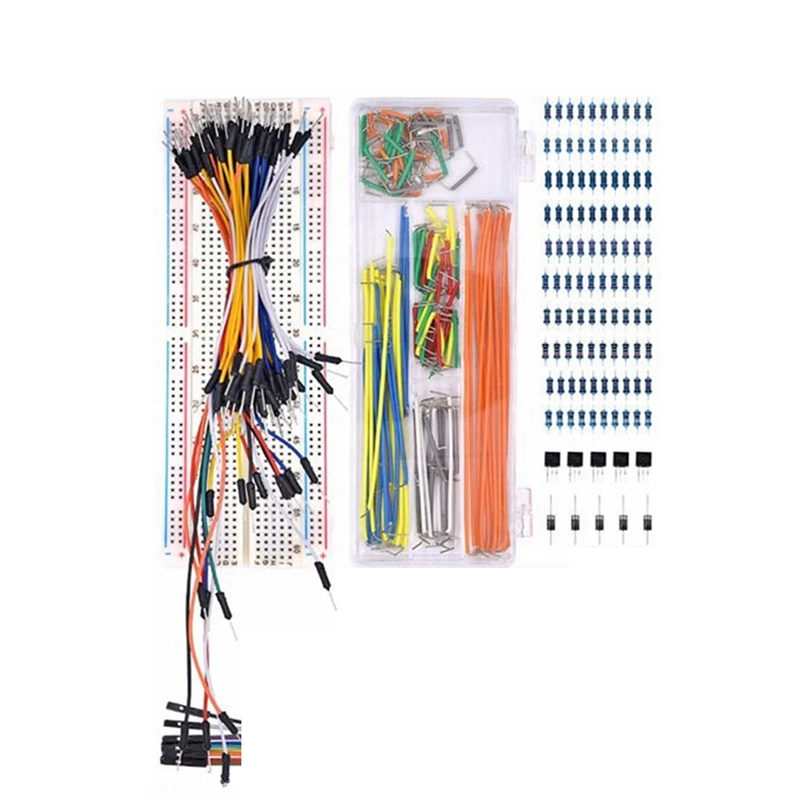 Kit de composants électroniques, résistance de câble de platine de prototypage 830 Points de connexion Applicable pour R3, fabrication soignée