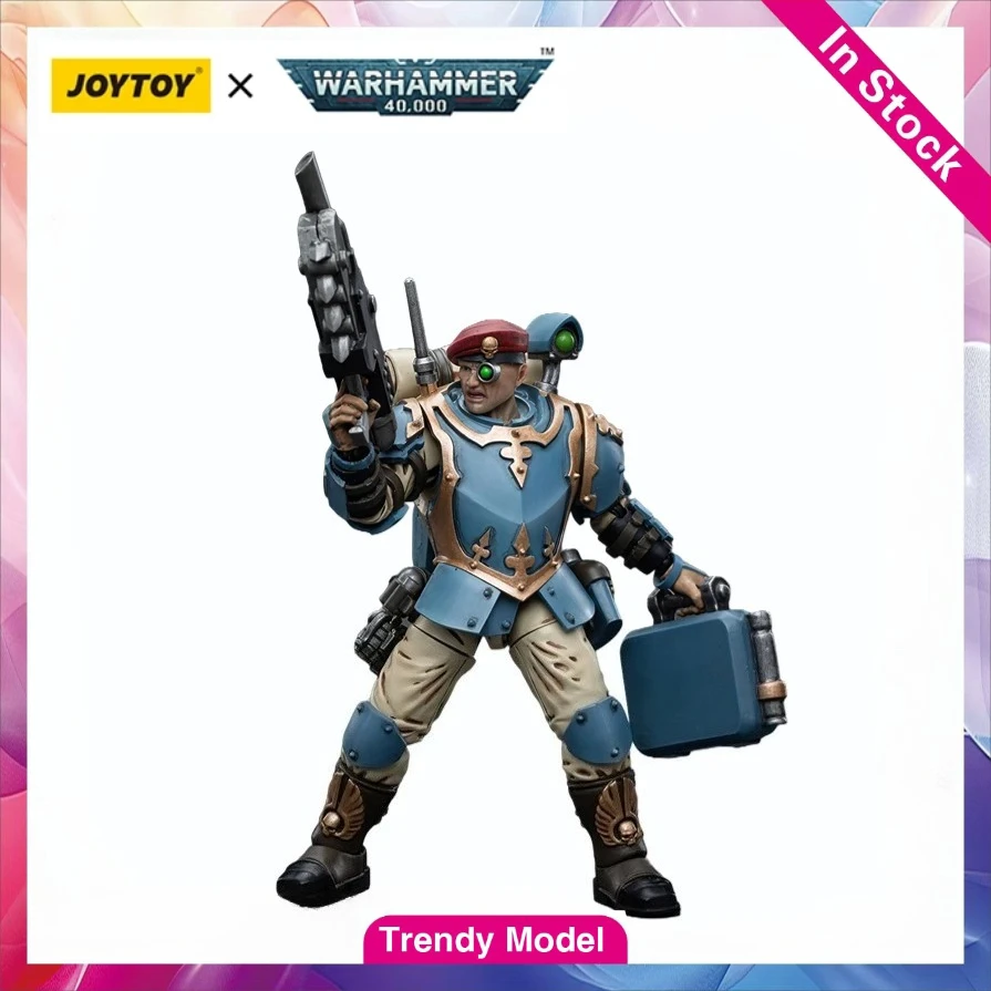 

【TM】В наличии JOYTOY Warhammer 40K Tempestus Scions Command Squad 55th Kappic Eagles Medic 1/18 Коллекционная фигурка-модель, подарок