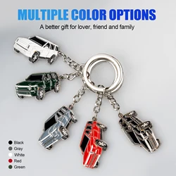 Multicolor Metal Car Key Chain for Truck, Fob Cover, Car Mods Keychain, Accessory with Key Ring