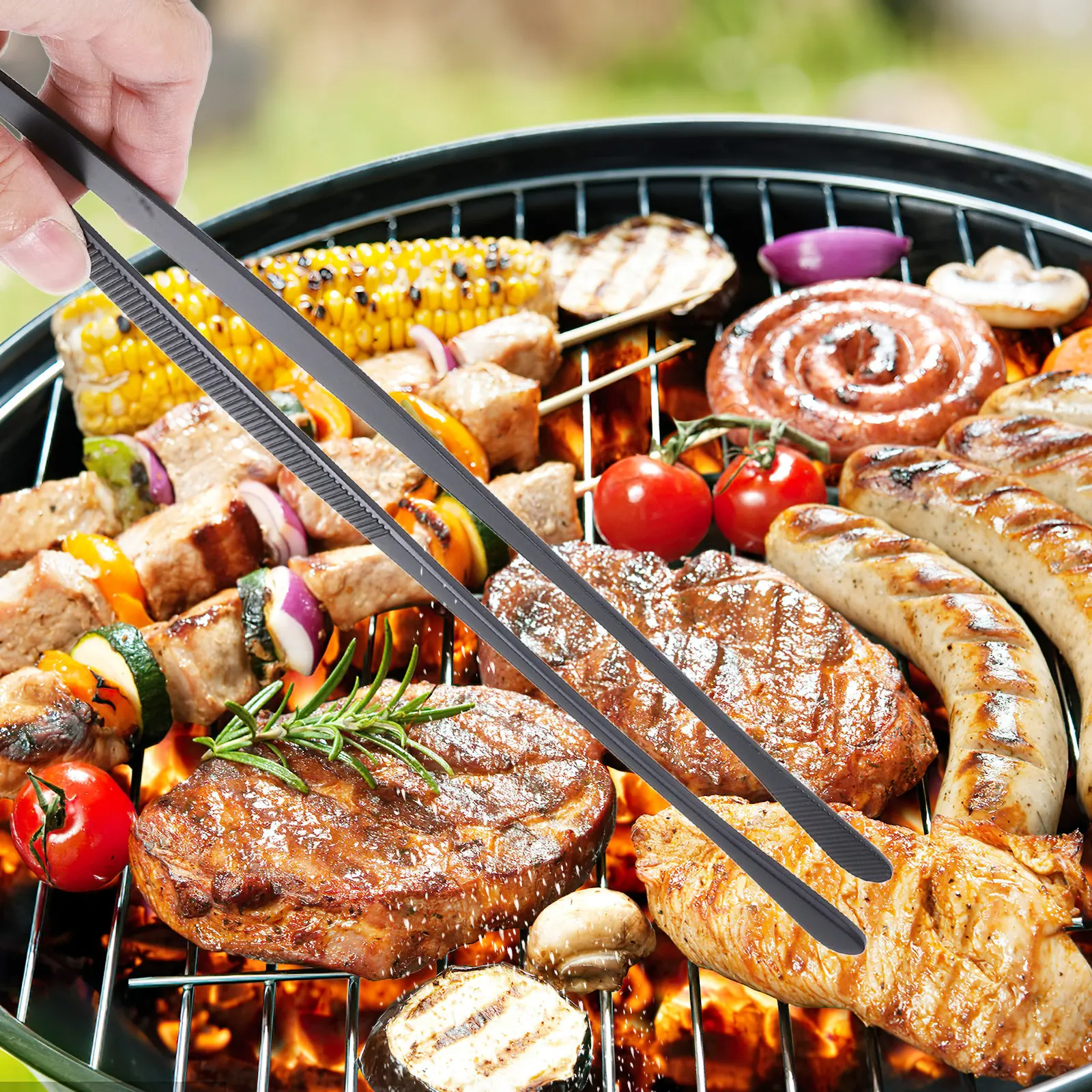 ชุดที่คีบอาหารสแตนเลส 2 ชิ้น ด - Korean Bbq Grill บทวิจารณ์และราคา