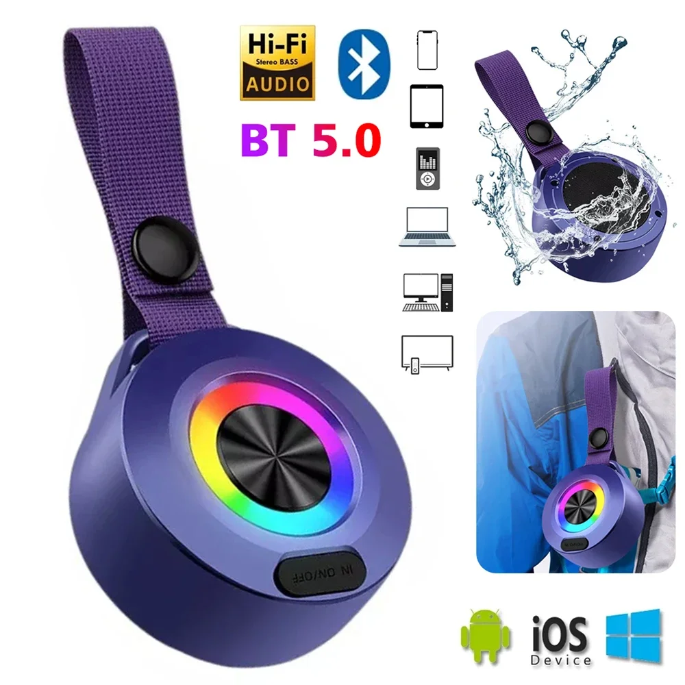 

Portable Speaker Wireless Waterproof Shower Speakers for Smart Phone Bluetooth-compatible mini portable compact bathroom speaker