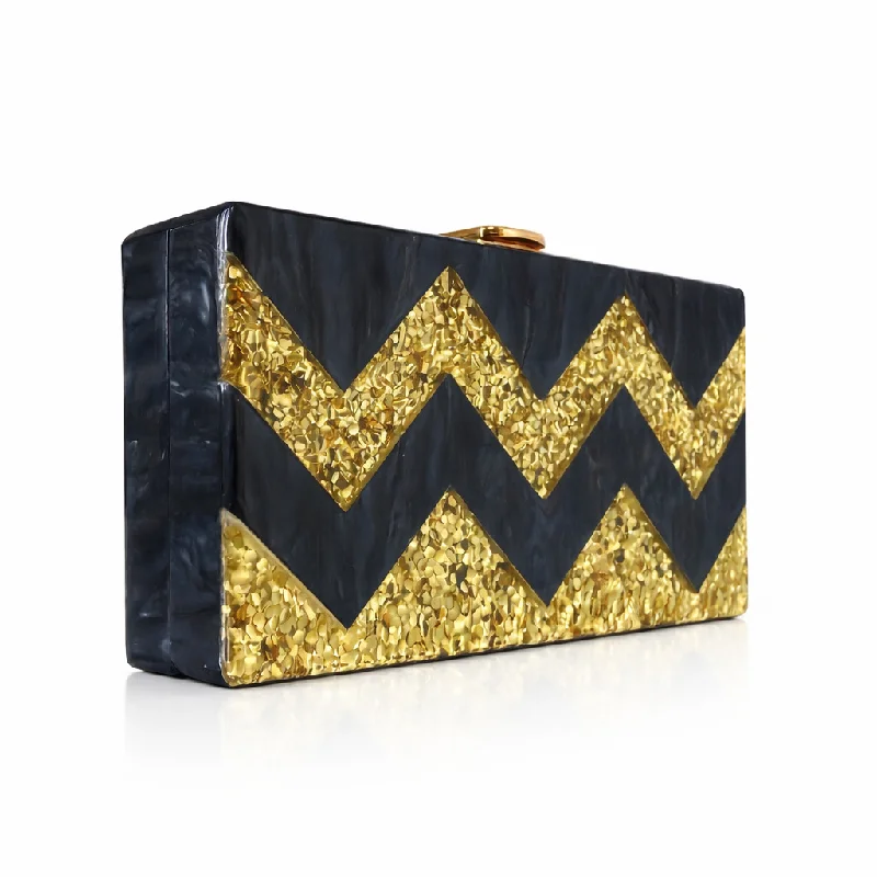 حقيبة كتف مخلب اللؤلؤ الاكريليك أنيق وصول جديد للمناسبات مخطط المرقعة Crossbody الفاخرة مساء الحقيبة الصغيرة المرأة