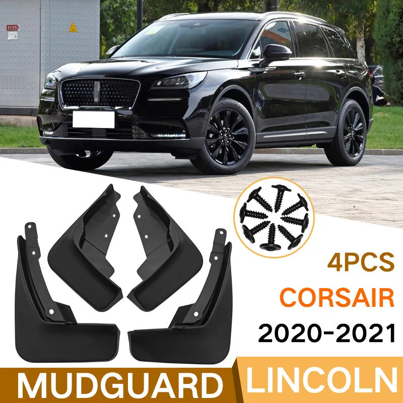 

Для Lincoln Corsair 2020-2021, автомобильные литые Брызговики, брызговики, брызговики, передний и задний стиль, передние и задние автомобильные аксессуары