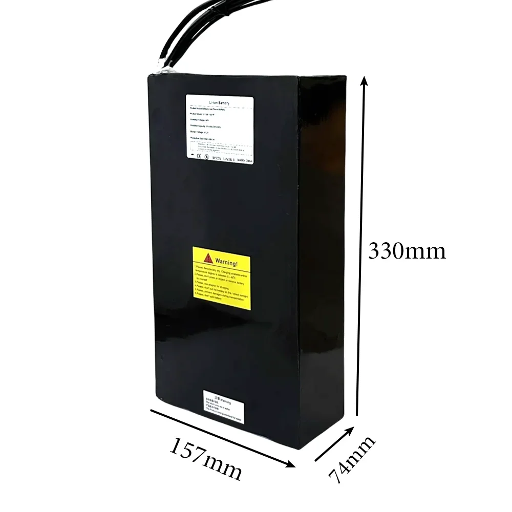 52V 33600mAh 21700 14S7P Rechargeable Lithium Battery Pack Suitable For Dual Drive Scooter Battery