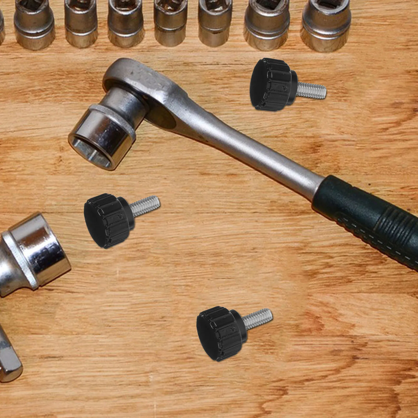 

10Pcs Knurled Round Head Screws Stainless Steel M4x10mm Thumb Screws for Manual Tightening Machinery Monitor Mount