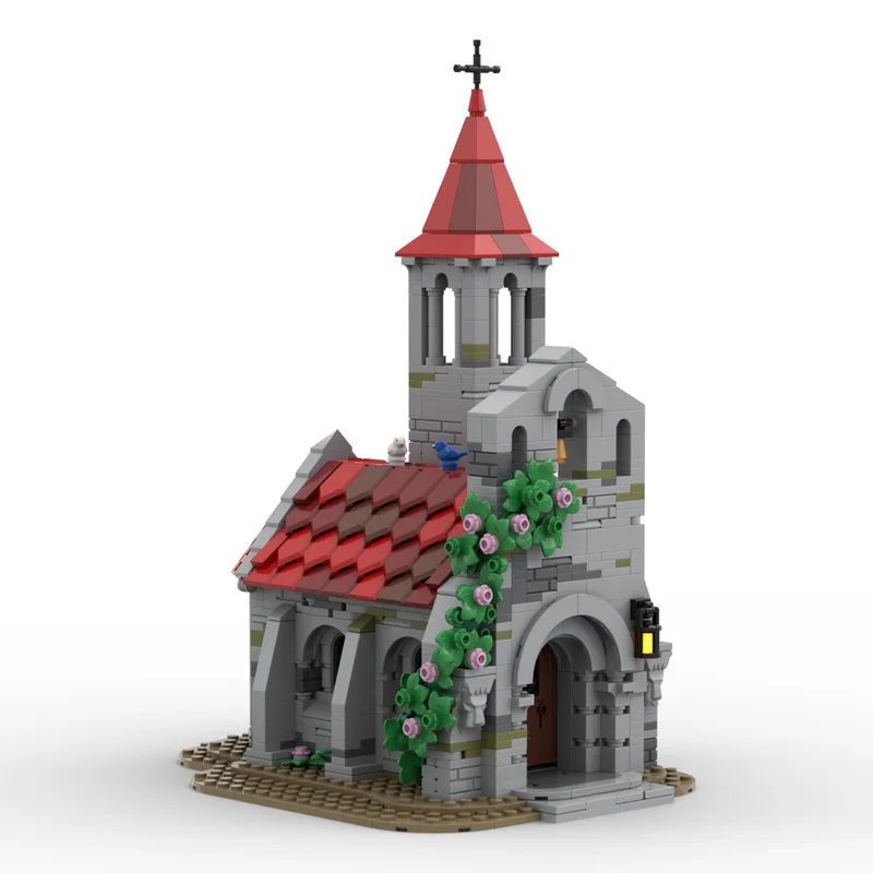 ชุดสร้างสรรค์สถาปัตยกรรม โบสถ์ บ้าน ชุดก่อสร้าง DIY ของเล่นตัวต่อ
