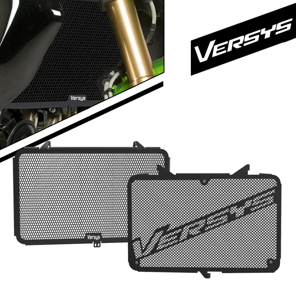 

Motorcycle FOR KAWASAKI Z1000 Z 1000 SX 2010-2019 2018 2017 16 Radiator Grille Guard Protector Grill Cover Versys 1000 2012-2023