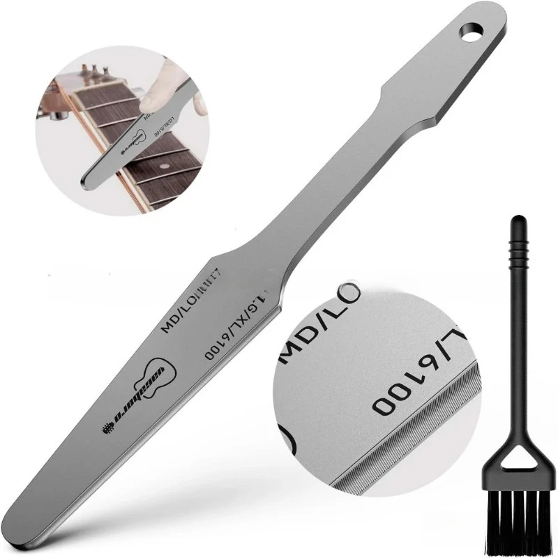 

1PC Guitar Fret File For Grinding Crowning File Luthier Tool Double-Sided Fret Leveling Tool Guitar Tools Guitar