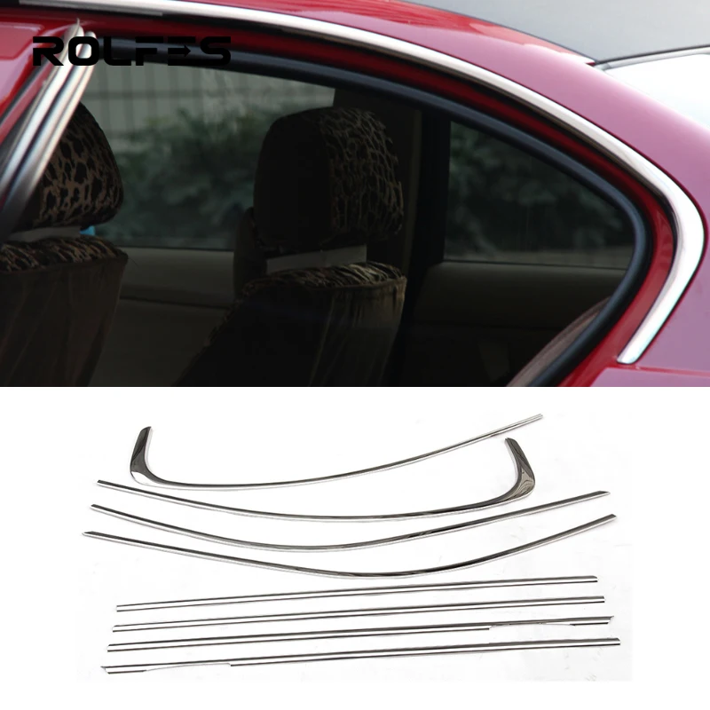 

ROLFES For BMW 3 Series 2006-2012 Window Decoration Bright Chromium Car Styling Windows Exterior Parts