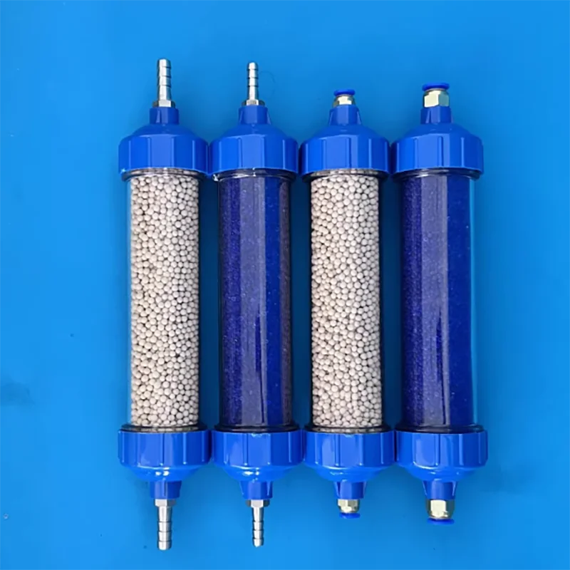 Gas filter moisture dust removal air pump air compressor drying filter gas source chromatography experiment drying tube