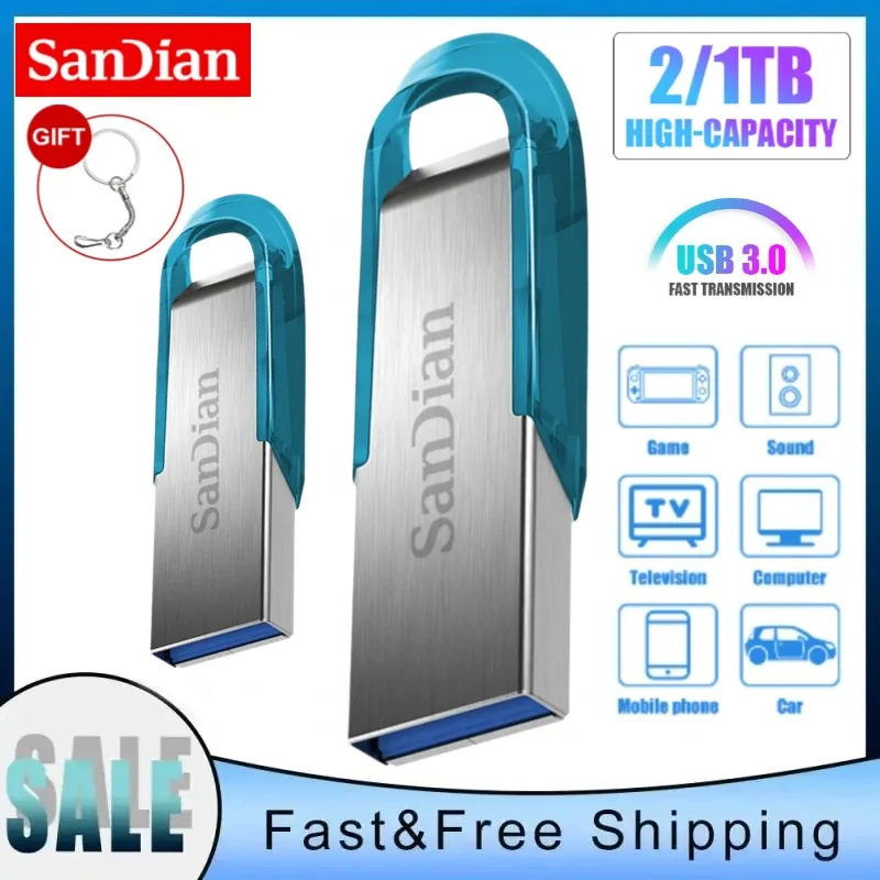 2TB 1TB Super Usb Memory USB 3.0 Type C OTG Flash Pen Drive 128GB 256GB Pen Drive KeyChain Flash Memory Stick For Adroid Phone