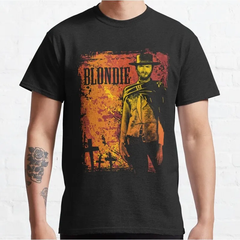 The Good The Bad And The Ugly Gift Tshirt Clint Eastwood Classic Western Film Print T Shirt Retro Short Sleeve Cotton Unisex Tee