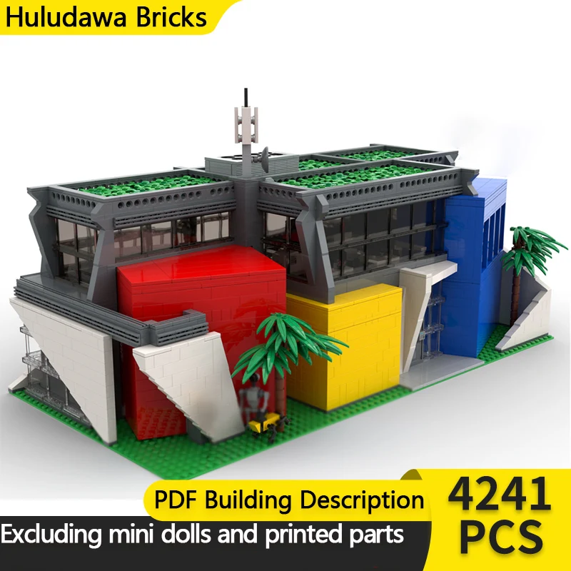 

Модель с видом на улицу MOC, строительные кирпичи, кирпич, динамика, робототехника, лаборатория, модульная технология, детские праздничные подарки, сборные игрушки, костюм