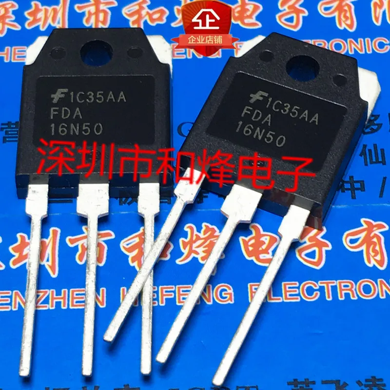 5PCS-10PCS FDA16N50 TO-3P 500V 16A NEW AND ORIGINAL ON STOCK