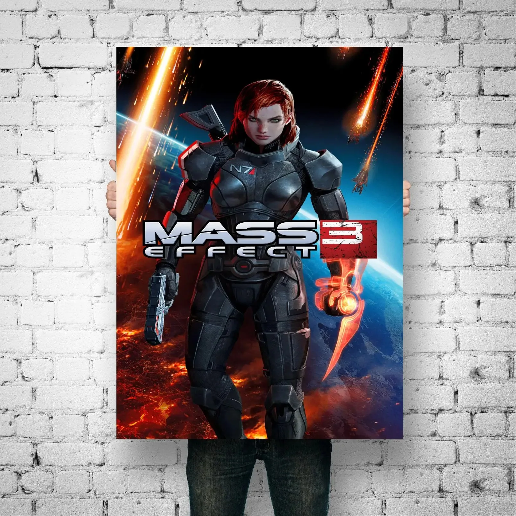 Classic Garrus Close Up Mass Effect Canvas Art  and Wall Art Poster Picture Print Modern Family bedroom Decor Posters