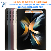 Samsung Galaxy Z Fold4 F936U1 256GB/512GB 12GB Fold 4 Snapdragon 8+ Gen 1 7.6\