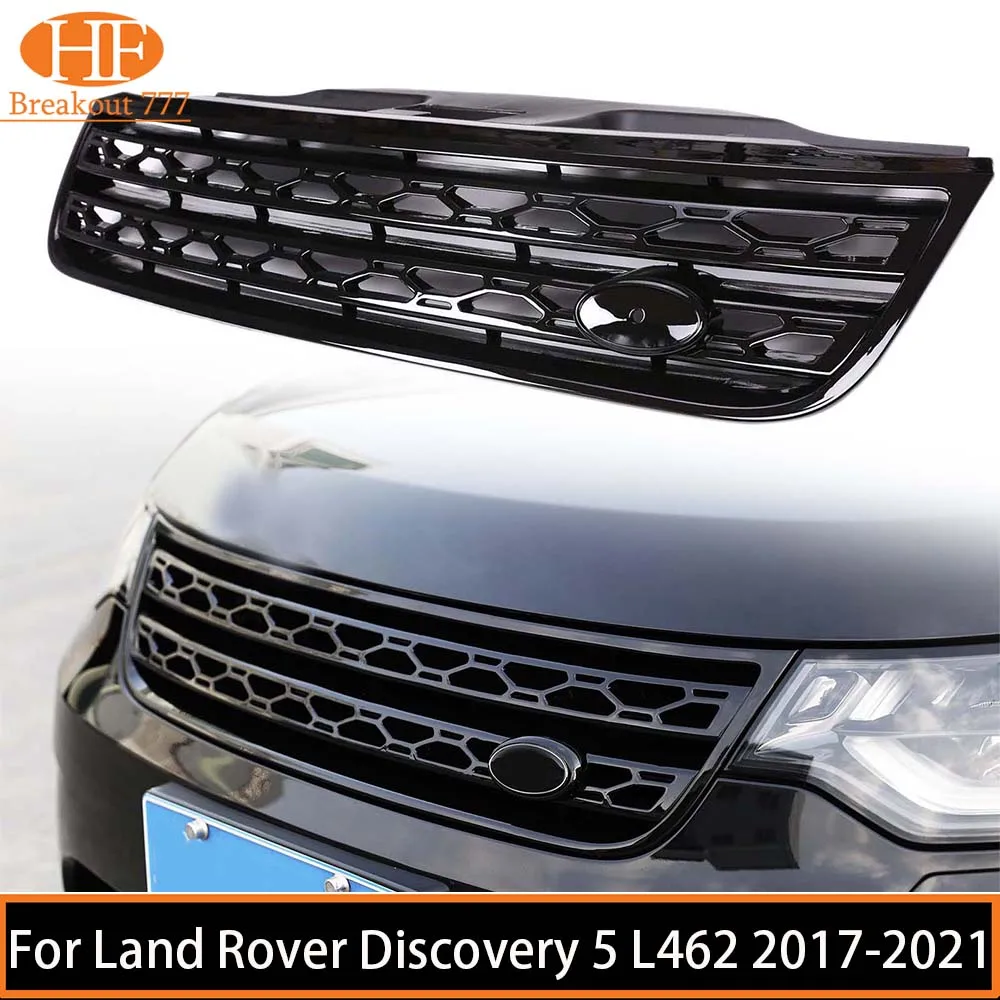 Rejilla de parachoques delantero para coche Land Rover Discovery 5, radiador de admisión de aire, estilo obsidiana, L462, 2017-2021, 2018, 2019, 2020