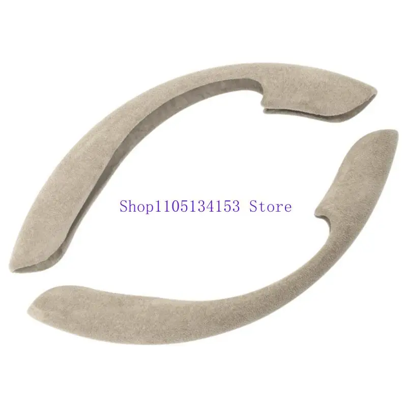 

kl23 Premium Leather Steering Wheel Cover Nonslip Grip For Cars And Motorcycles 2pcs