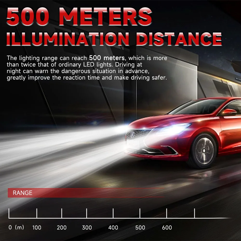طقم تحويل مصباح أمامي H4 بعدسة ثنائية ليد صغيرة ، شعاع مرتفع ومنخفض ، مروحة توربو ، بليو دبليو ، 22000 لومن ، K ، أبيض LHD ، RHD ، تلقائي ، Y8 #5
