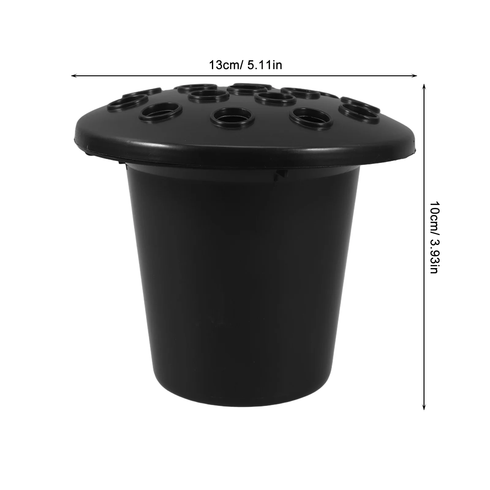 8 قطعة أواني الزهور قاعدة مقبرة ديكور أواني الزهور البلاستيكية تصميم متعدد الفتحات زينة القبرة الأنيقة #5