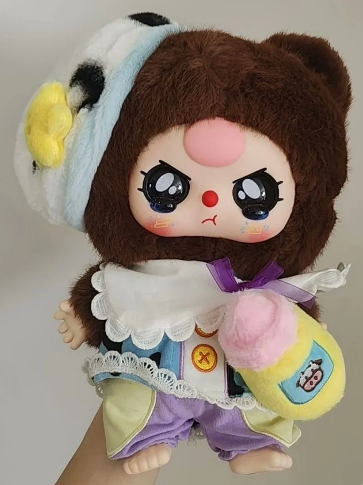 Auténtico bebé tres dulces sueño 400% cara de vinilo grande muñeco de peluche caja ciega escritorio sofá decoración figura de acción caja misteriosa regalos de juguete