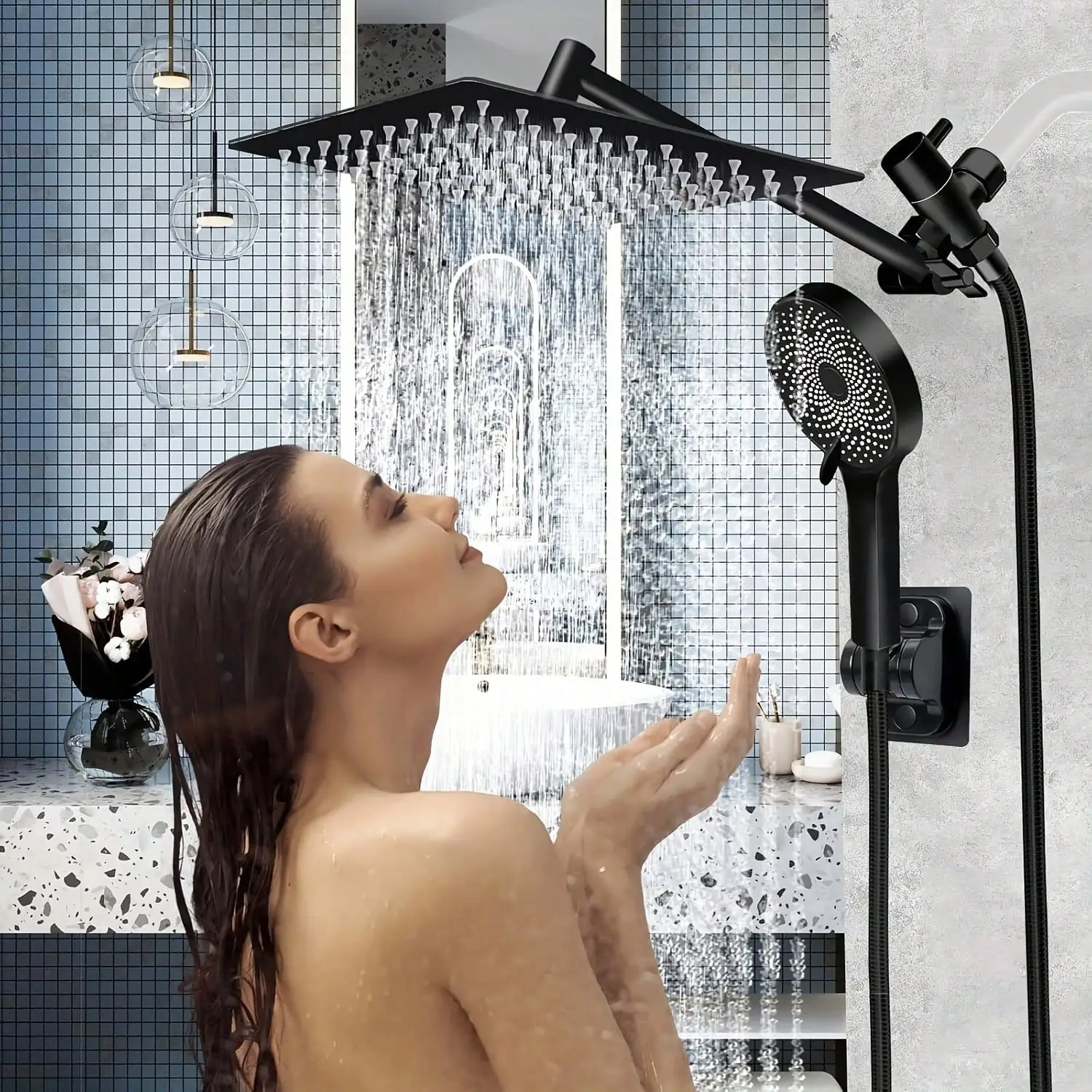 Bathroom Rainfall Shower Head 8/10/12