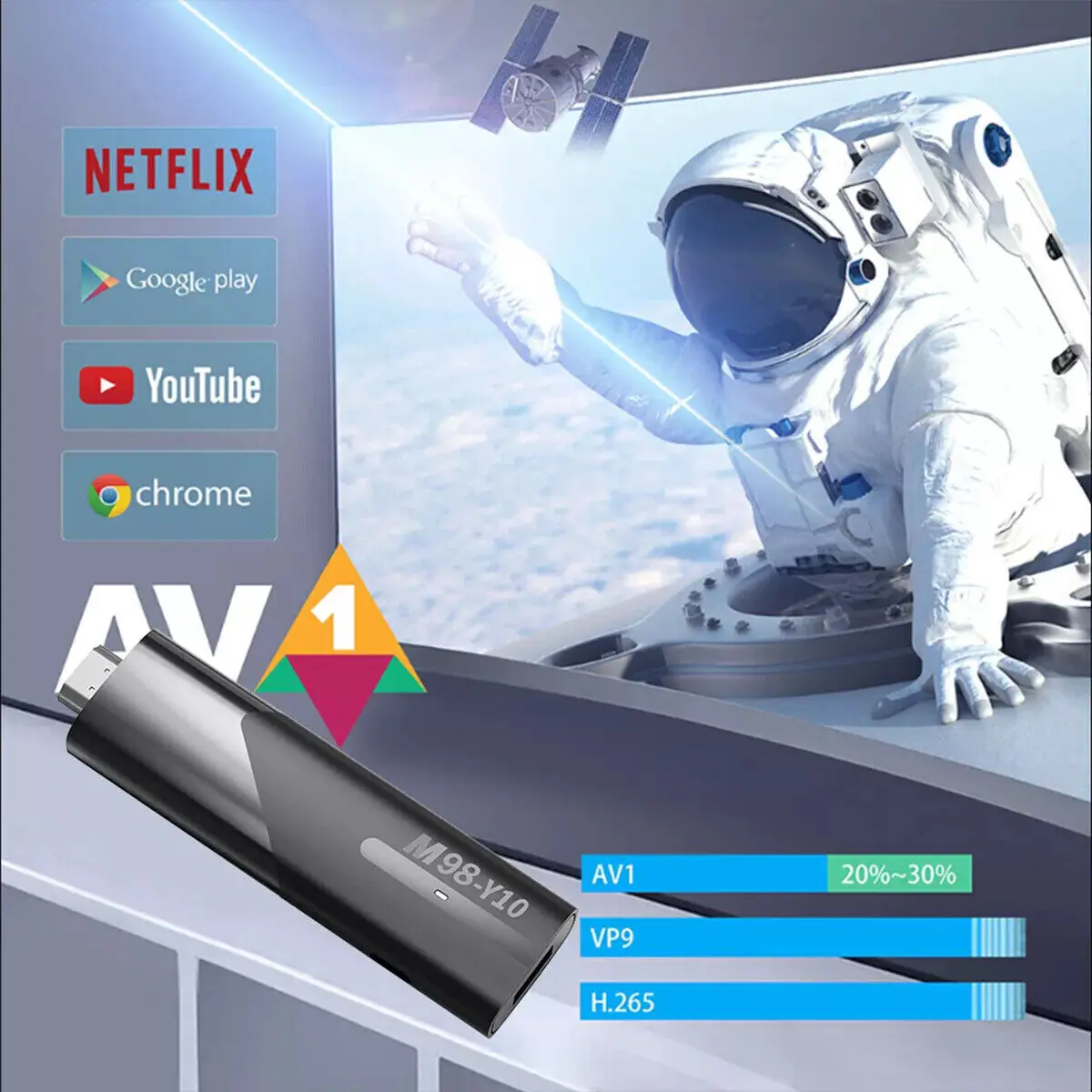 Fire TV Stick 4K Ultra HD Streaming Media Player Bluetooth Voice Remote Y10 16GB