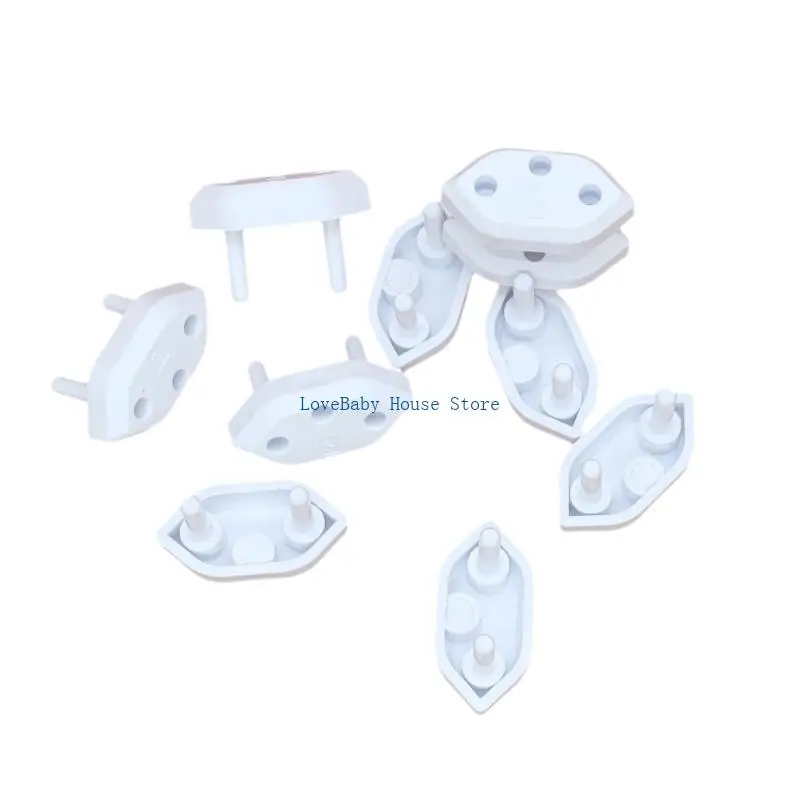 

BX0D Pack of 10Pcs Toddler Proof Plug Cover Electric Shock Prevention for Kids