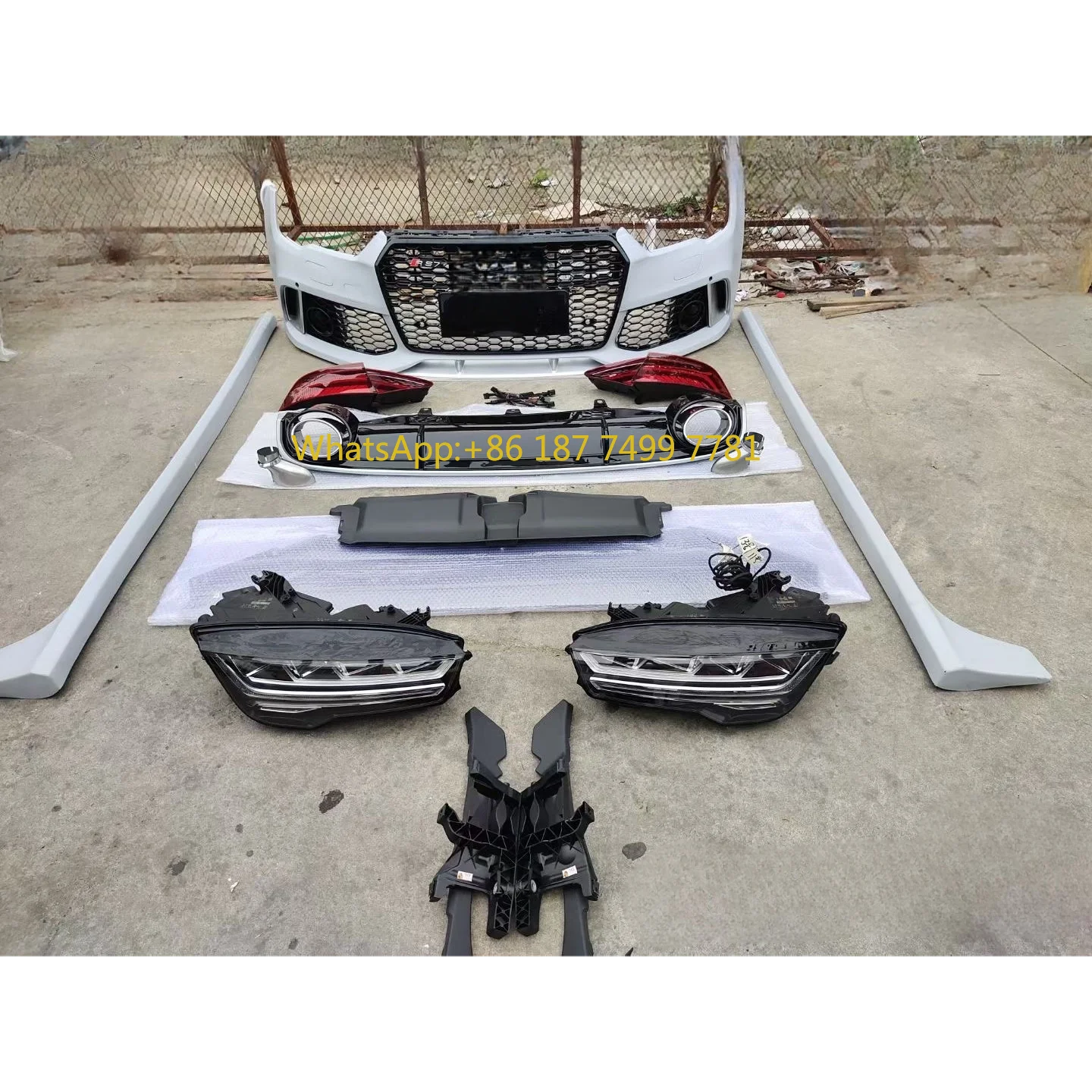 

Older Models A7L New Upgraded Includes Headlights Auto Body Systems Parts Car Bumpers for . A7