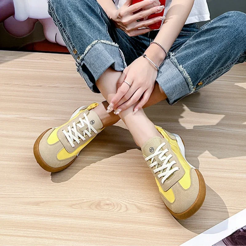 Woman Running Shoes   Casual Sneakers Ladies Comfort Flats Lace-up Trainers Basketball Tennis Sports Athletic Shoe Footwear2023