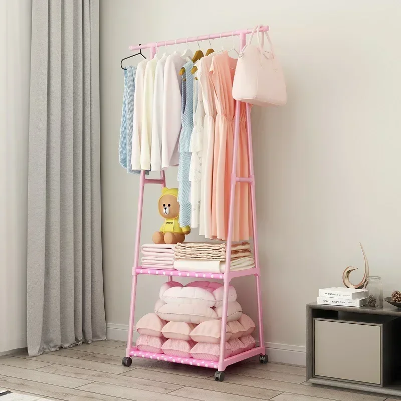 

Clothes Racks Pants Hanger Rail Shelf Coat Shelves Standing Coat Rack Furniture for Room Burro Clothes Rack With Wheels Floor