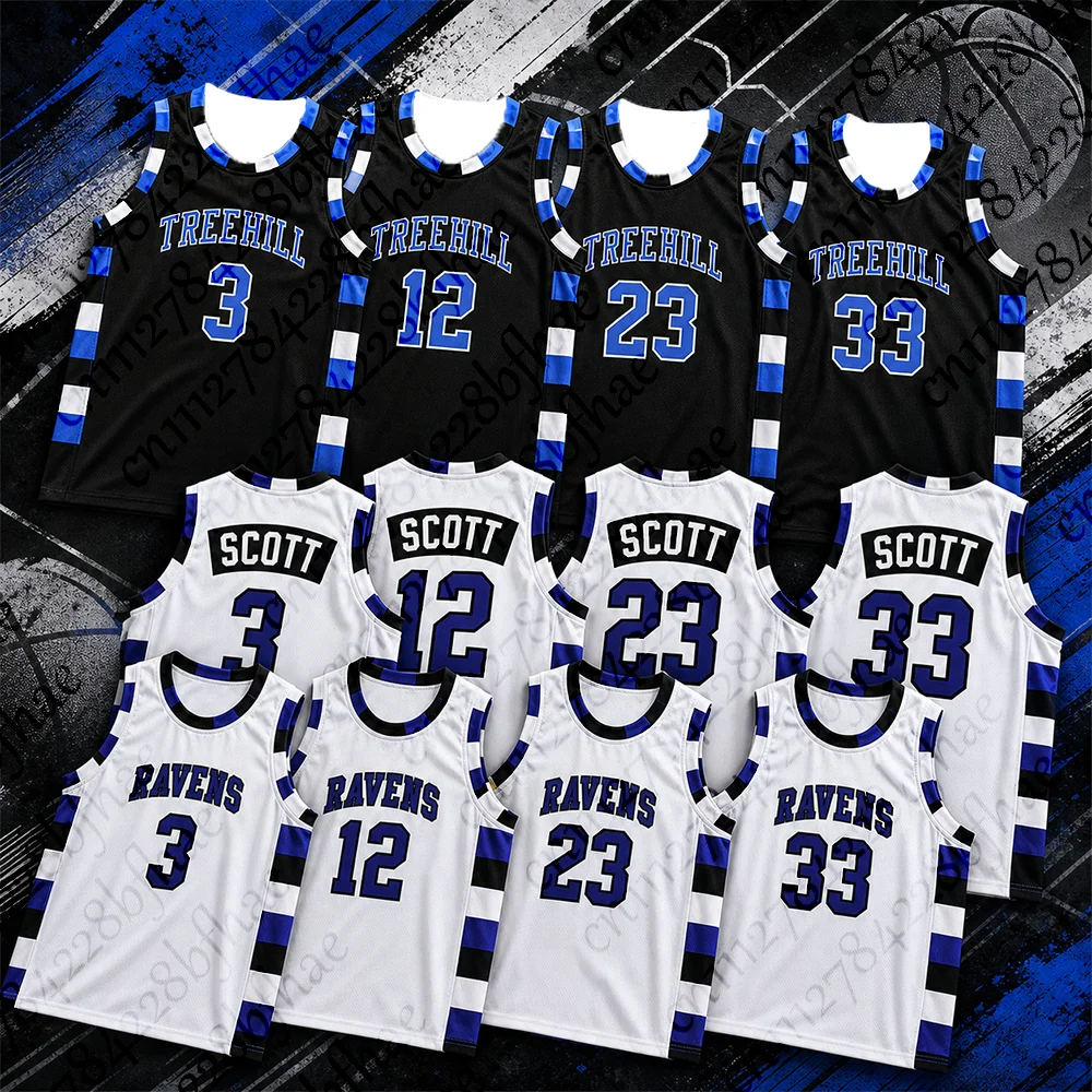 One Tree Hill Ravens Retro Basketball Jersey Unisex Breathable Athletic Sport Tank Top for Men And Women Children's Movie Inspir
