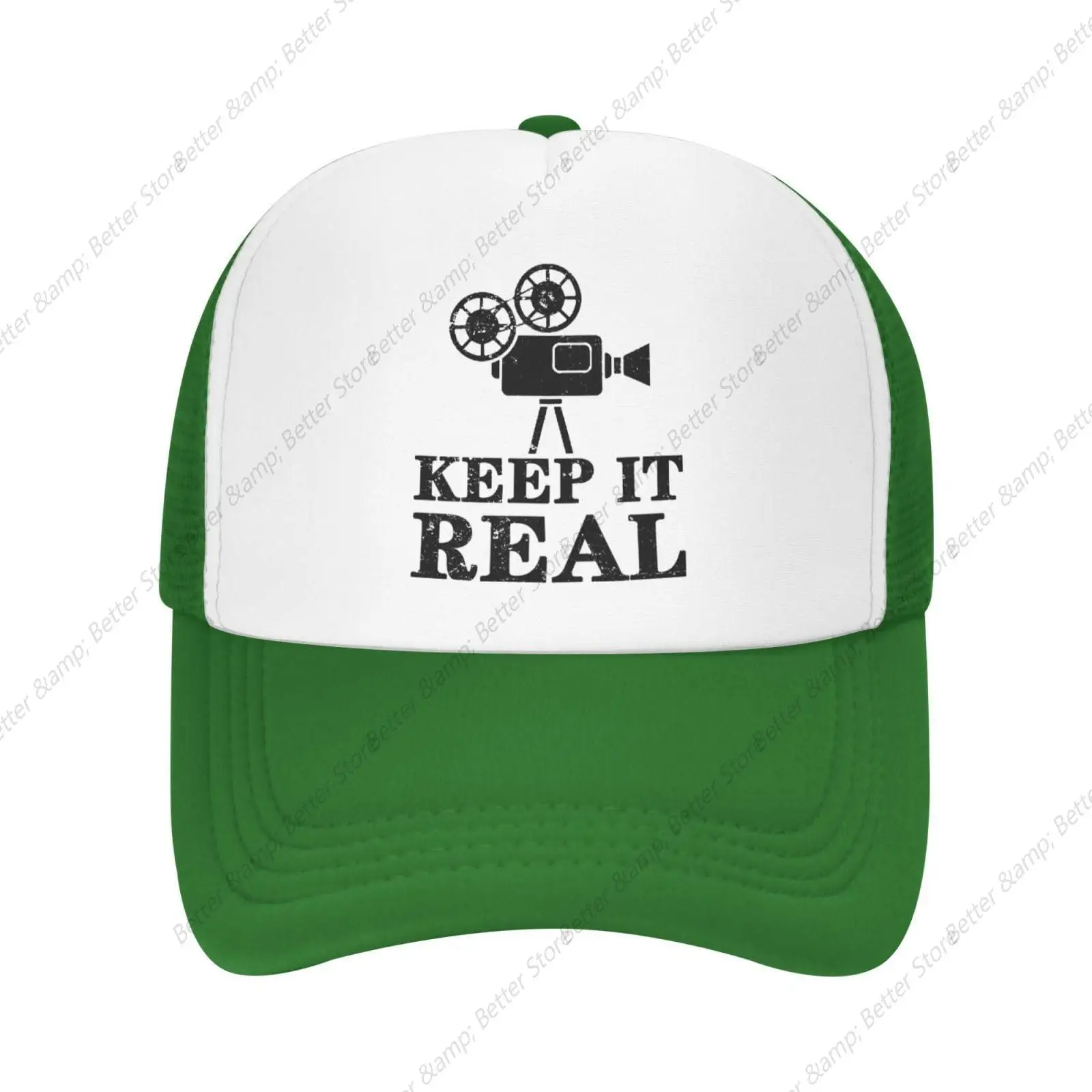 

Filmmakers Film Lovers Gift Mesh Snapback Hats for Women Cool Hat Keep It Real Cute Caps