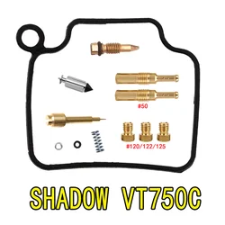 HONDA SHADOW 750 VT750C VT750CA 2004-2007 Carburetor Repair Kit Single Motorcycle Carb VT 750 VT750 Parts