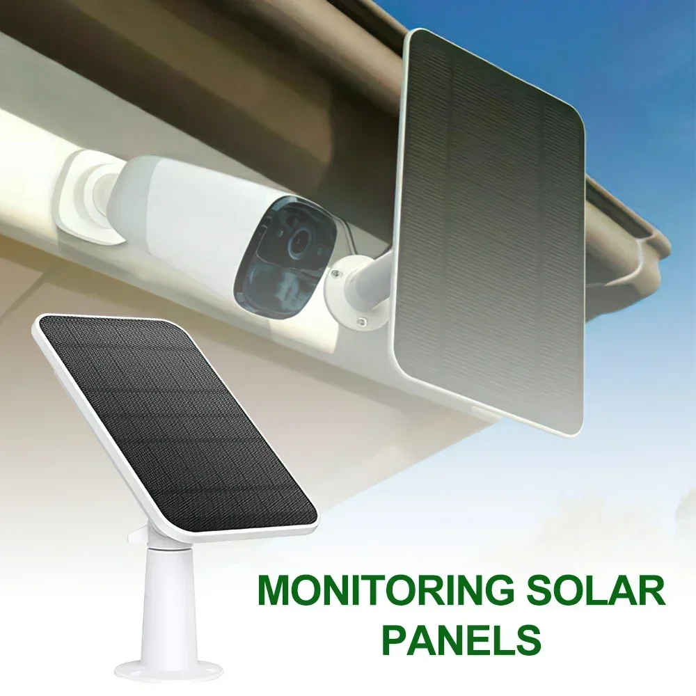 Security Certified EufyCam Solar Panel Compatible with Continuous Power Supply 2.6W, IP65 Weatherproof