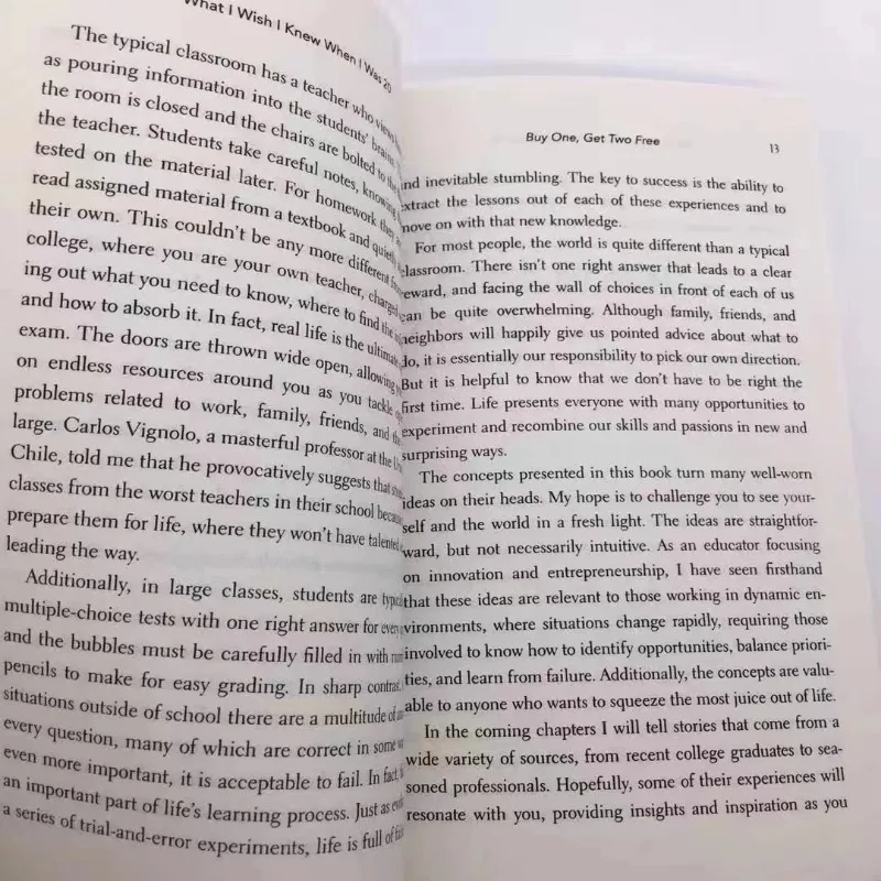 Imagem -04 - Livro de Auto-aperfeiçoamento Inglês Criatividade na Vida o Que eu Queria Saber Quando eu Tinha 20 Anos