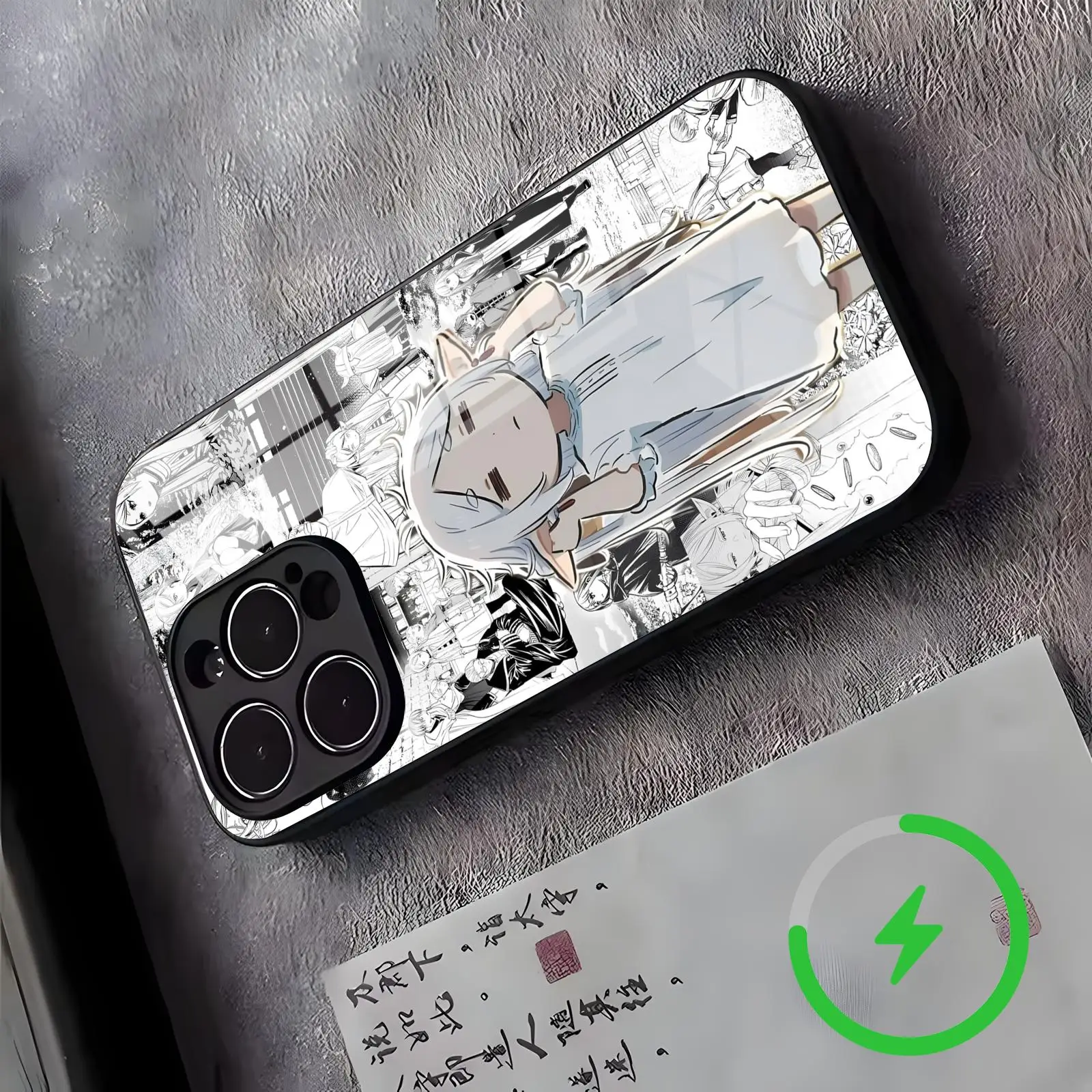 anime Frieren Beyond Journey's End Phone Case For iPhone17 16 16e 15 14 13 12Plus Mini Pro Max Magnetic Glass Phone Case