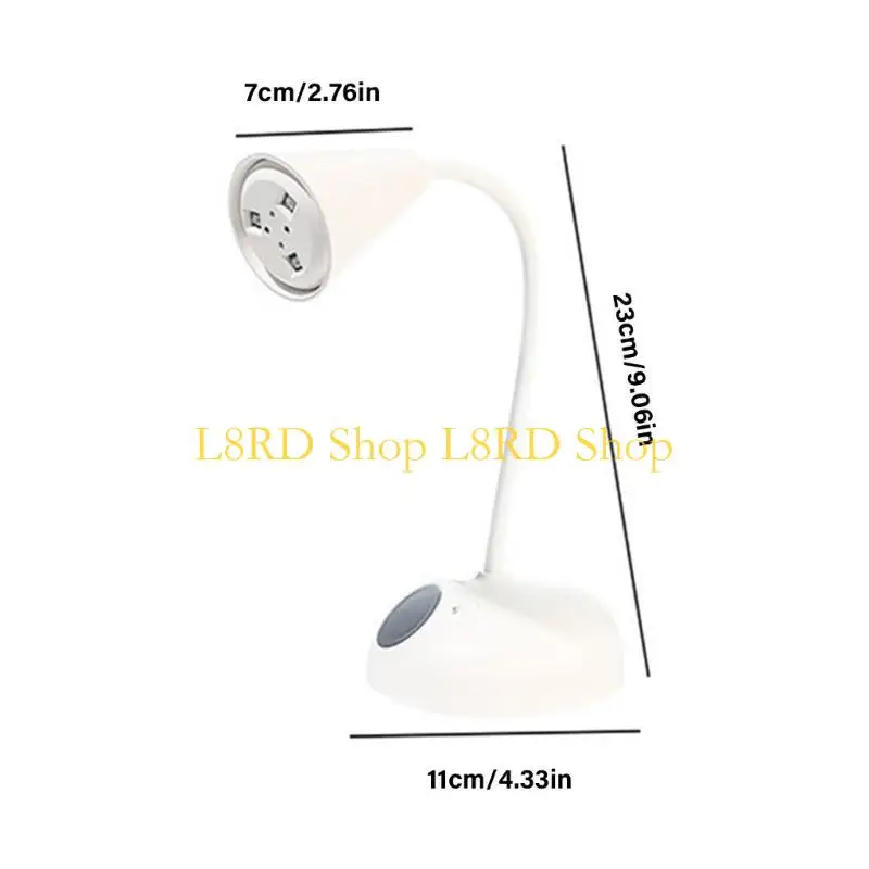L8rd Quick-Drying Light UV LED Nagellamp Oplaadbare nagellamp Flexibele nageldroger met ronde basis voor nagels salons