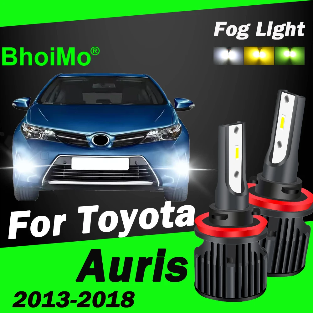 

BhoiMo Front Fog Light For Toyota Auris Car Lamp 2017 2018 2014 2015 2016 2013 Led Bulb Auto