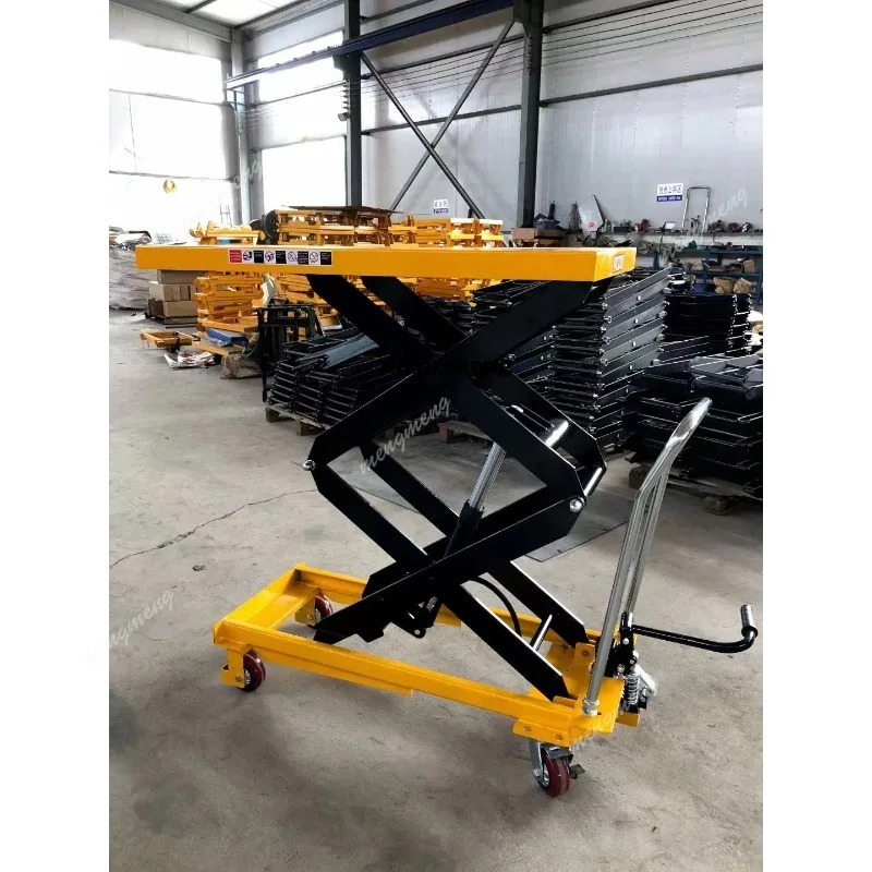 

Manual Mobile Hydraulic Scissor Lift Table 500KG For Hotels Printing Shops Machinery Repair Retail Applications