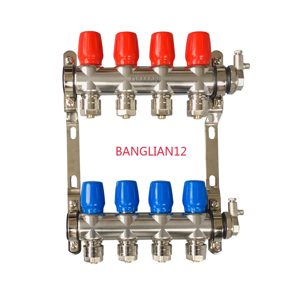 304 الفولاذ المقاوم للصدأ تدفق كبير التدفئة الأرضية الحرارية الأرضية فاصل المياه المنزلية #4