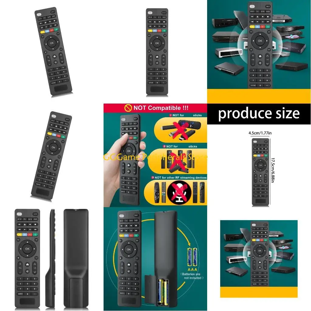 

U55B G009 Remote Control Universal Remote Controller Ergonomic Replacement Remote