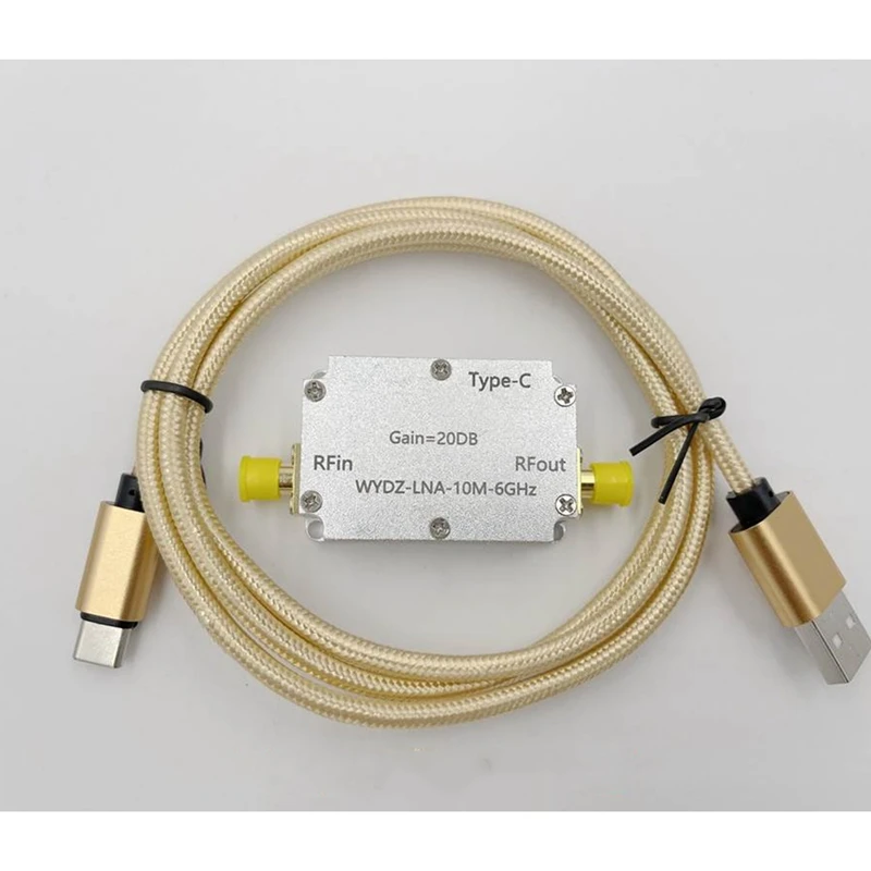 10M-6Ghz Low Noise Amplifier Gain High Flatness LNA RF Signal Driving Receiver Front End For Radio FM Radio