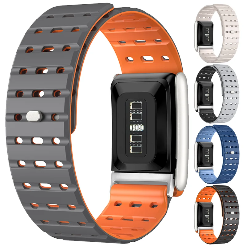Super Soft Silicone Band Replacement Strap Compatible with Whoop 5.0 and Whoop 5.0 MG Heart Rate Monitor Rubber Strap For Whoop
